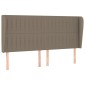 vidaXL Κεφαλάρι με Πτερύγια Taupe 183x23x118/128 εκ. Υφασμάτινο
