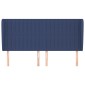 vidaXL Κεφαλάρι με Πτερύγια Μπλε 183x23x118/128 εκ. Υφασμάτινο