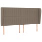 vidaXL Κεφαλάρι με Πτερύγια Taupe 203x23x118/128 εκ. Υφασμάτινο