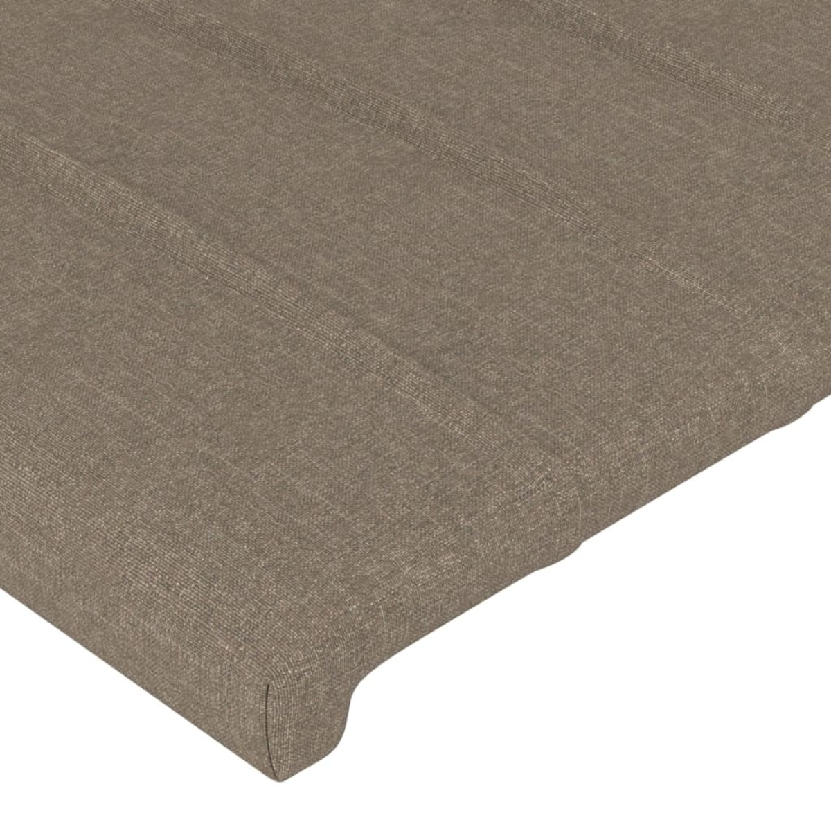 vidaXL Κεφαλάρι με Πτερύγια Taupe 203x23x118/128 εκ. Υφασμάτινο