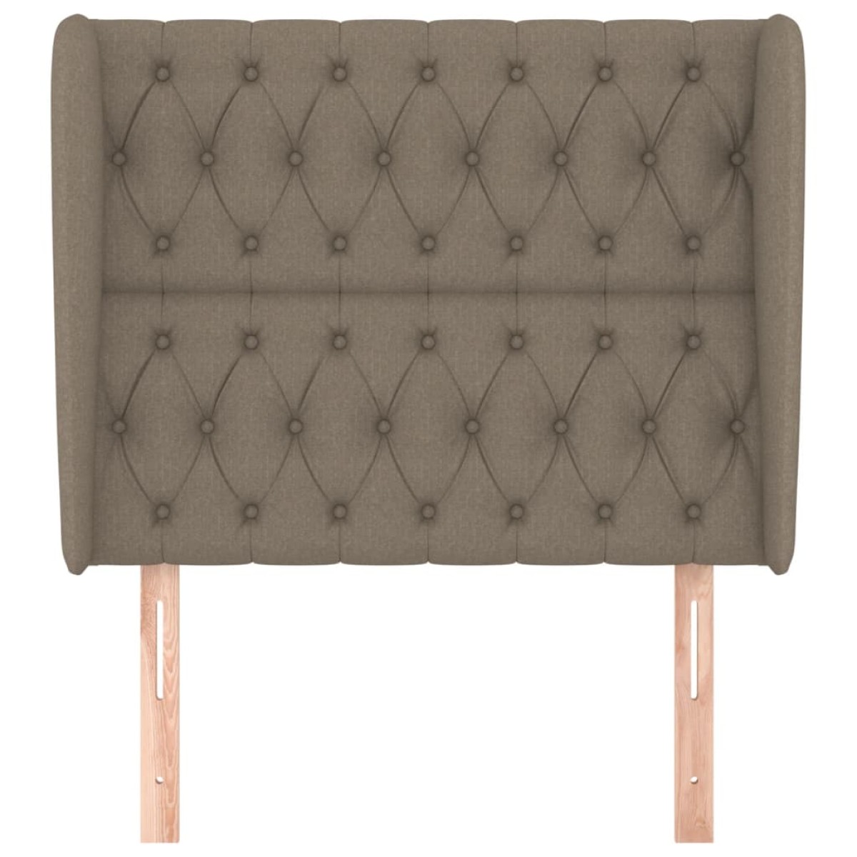 vidaXL Κεφαλάρι με Πτερύγια Taupe 93 x 23 x 118/128 εκ. Υφασμάτινο