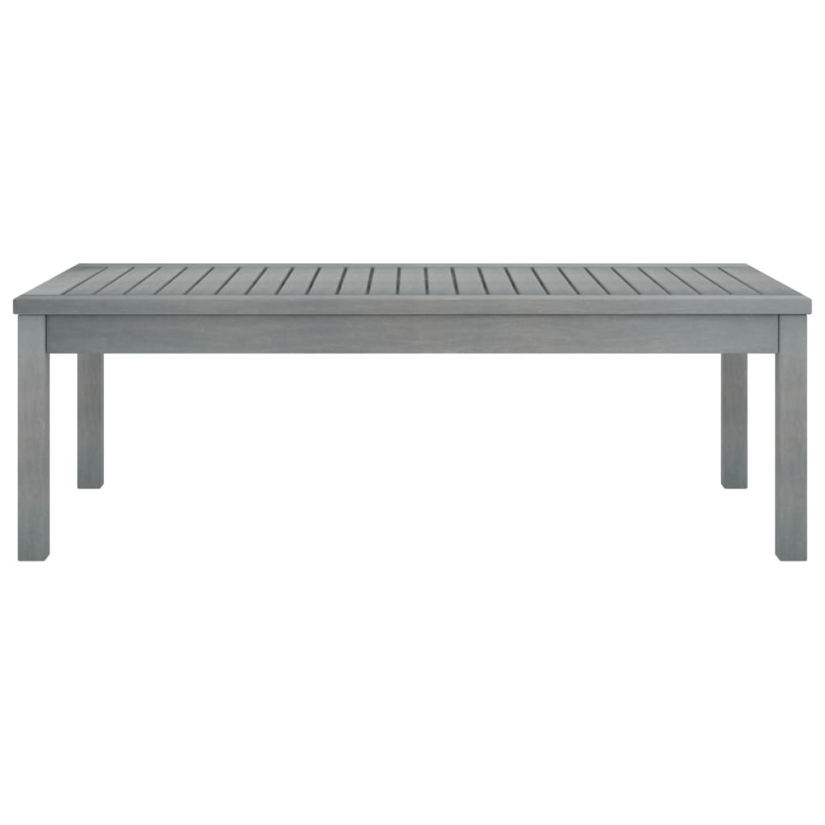vidaXL Τραπεζάκι Σαλονιού Γκρι 100x50x33 εκ. από Μασίφ Ξύλο Ακακίας