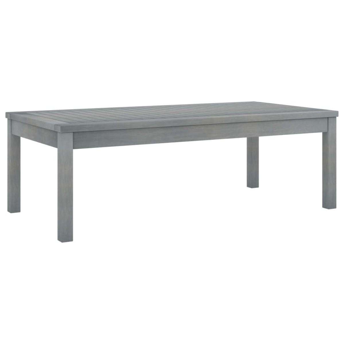 vidaXL Τραπεζάκι Σαλονιού Γκρι 100x50x33 εκ. από Μασίφ Ξύλο Ακακίας