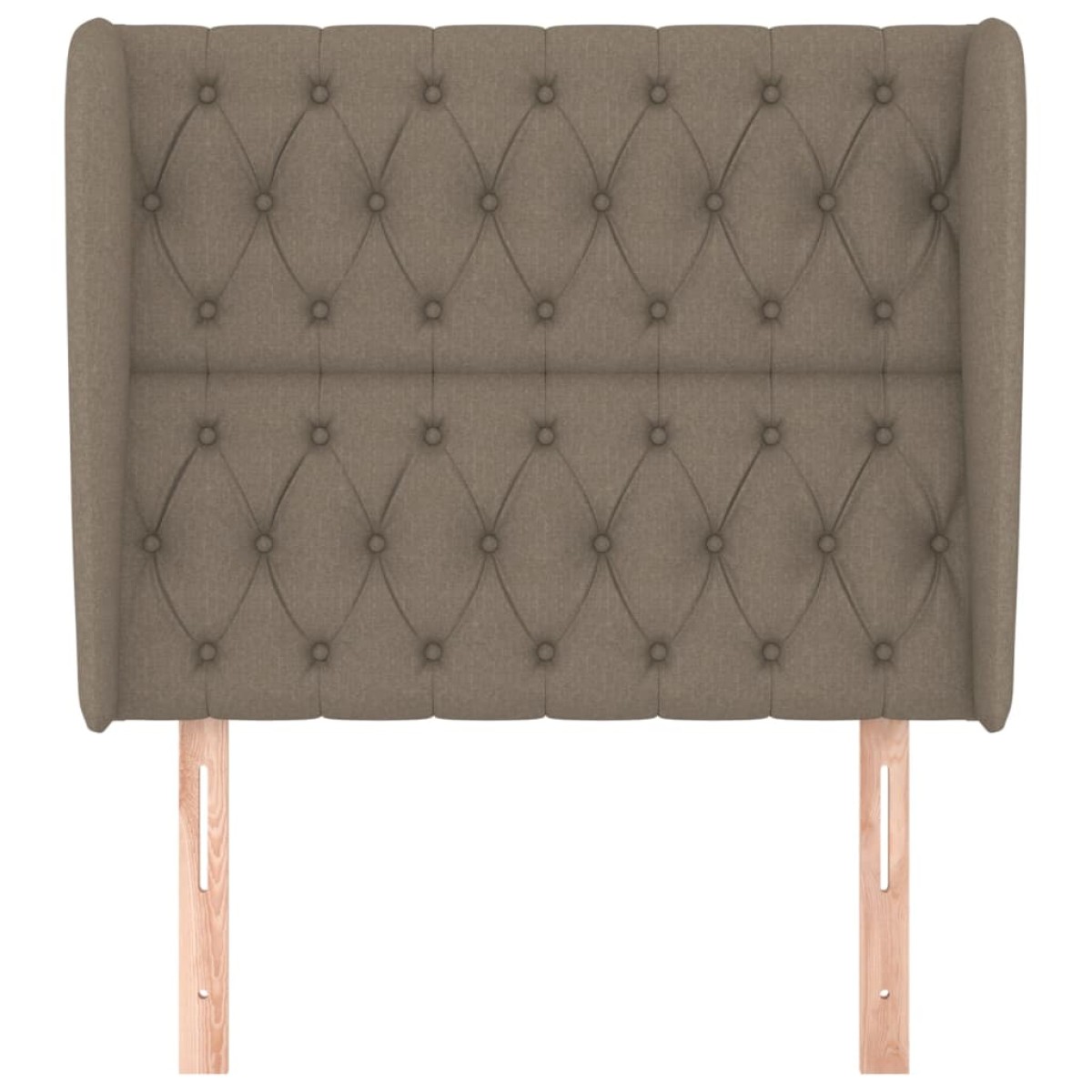 vidaXL Κεφαλάρι με Πτερύγια Taupe 103x23x118/128 εκ. Υφασμάτινο
