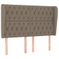 vidaXL Κεφαλάρι με Πτερύγια Taupe 163x23x118/128 εκ. Υφασμάτινο
