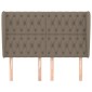 vidaXL Κεφαλάρι με Πτερύγια Taupe 163x23x118/128 εκ. Υφασμάτινο
