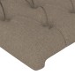 vidaXL Κεφαλάρι με Πτερύγια Taupe 163x23x118/128 εκ. Υφασμάτινο