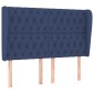 vidaXL Κεφαλάρι με Πτερύγια Μπλε 163x23x118/128 εκ. Υφασμάτινο