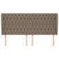 vidaXL Κεφαλάρι με Πτερύγια Taupe 183x23x118/128 εκ. Υφασμάτινο