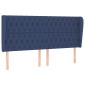 vidaXL Κεφαλάρι με Πτερύγια Μπλε 183x23x118/128 εκ. Υφασμάτινο