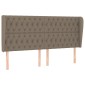 vidaXL Κεφαλάρι με Πτερύγια Taupe 203x23x118/128 εκ. Υφασμάτινο