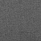 vidaXL Κεφαλάρι με Πτερύγια Σκούρο Γκρι 83x23x118/128 εκ. Υφασμάτινο