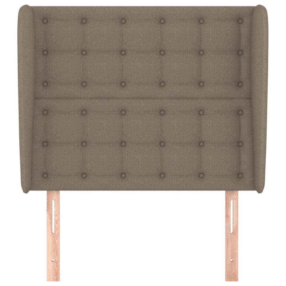 vidaXL Κεφαλάρι με Πτερύγια Taupe 93 x 23 x 118/128 εκ. Υφασμάτινο