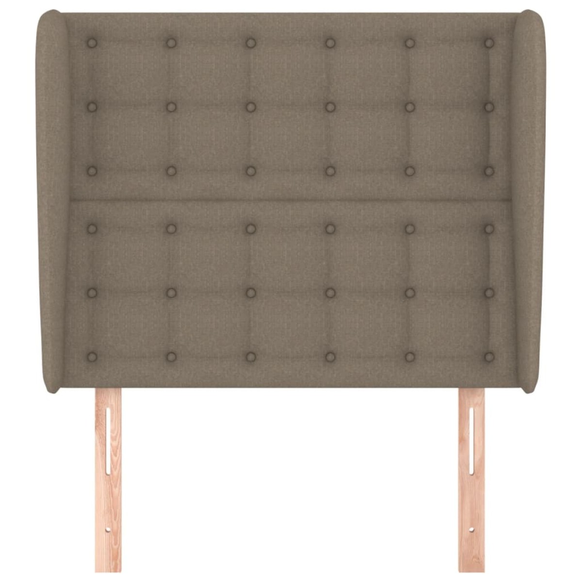 vidaXL Κεφαλάρι με Πτερύγια Taupe 103x23x118/128 εκ. Υφασμάτινο