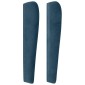 vidaXL Κεφαλάρι με Πτερύγια Σκούρο Μπλε 93 x 23 x 118/128εκ.Βελούδινο