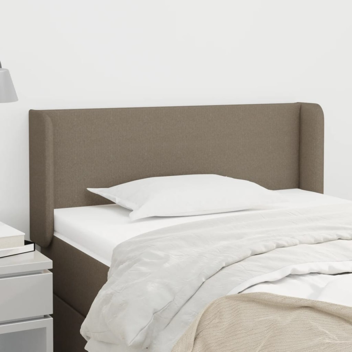 vidaXL Κεφαλάρι με Πτερύγια Taupe 83x16x78/88 εκ. Υφασμάτινο