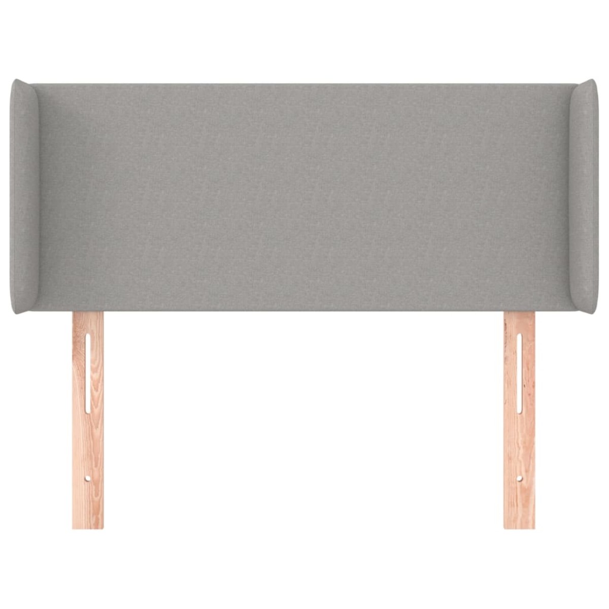 vidaXL Κεφαλάρι με Πτερύγια Ανοιχτό Γκρι 93x16x78/88 εκ. Υφασμάτινο