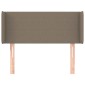 vidaXL Κεφαλάρι με Πτερύγια Taupe 93x16x78/88 εκ. Υφασμάτινο