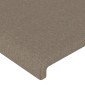 vidaXL Κεφαλάρι με Πτερύγια Taupe 93x16x78/88 εκ. Υφασμάτινο