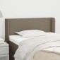 vidaXL Κεφαλάρι με Πτερύγια Taupe 93x16x78/88 εκ. Υφασμάτινο