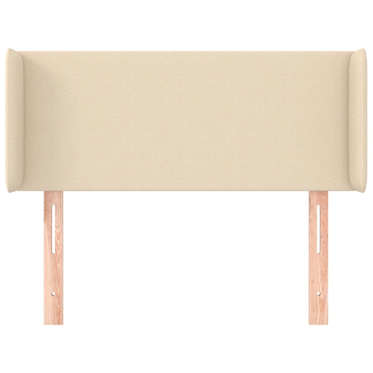 vidaXL Κεφαλάρι με Πτερύγια Κρεμ 93x16x78/88 εκ. Υφασμάτινο
