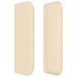 vidaXL Κεφαλάρι με Πτερύγια Κρεμ 93x16x78/88 εκ. Υφασμάτινο