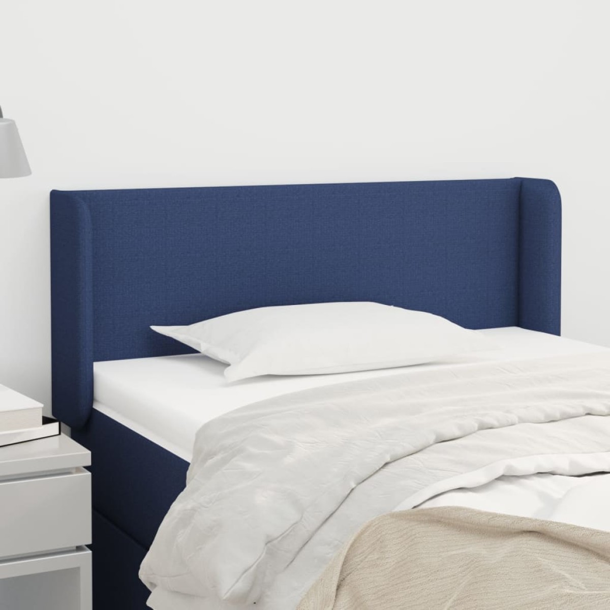 vidaXL Κεφαλάρι με Πτερύγια Μπλε 93x16x78/88 εκ. Υφασμάτινο