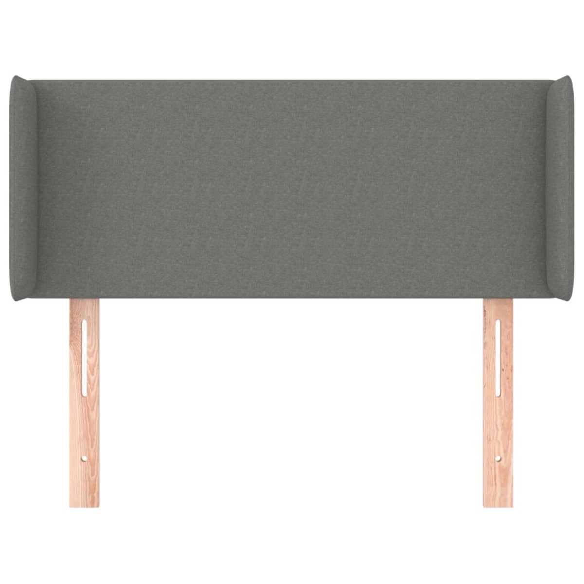 vidaXL Κεφαλάρι με Πτερύγια Σκούρο Γκρι 103x16x78/88 εκ. Υφασμάτινο