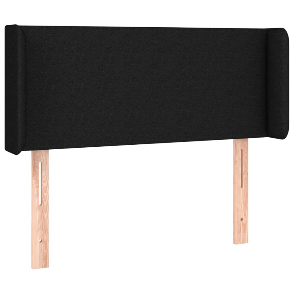 vidaXL Κεφαλάρι με Πτερύγια Μαύρο 103x16x78/88 εκ. Υφασμάτινο