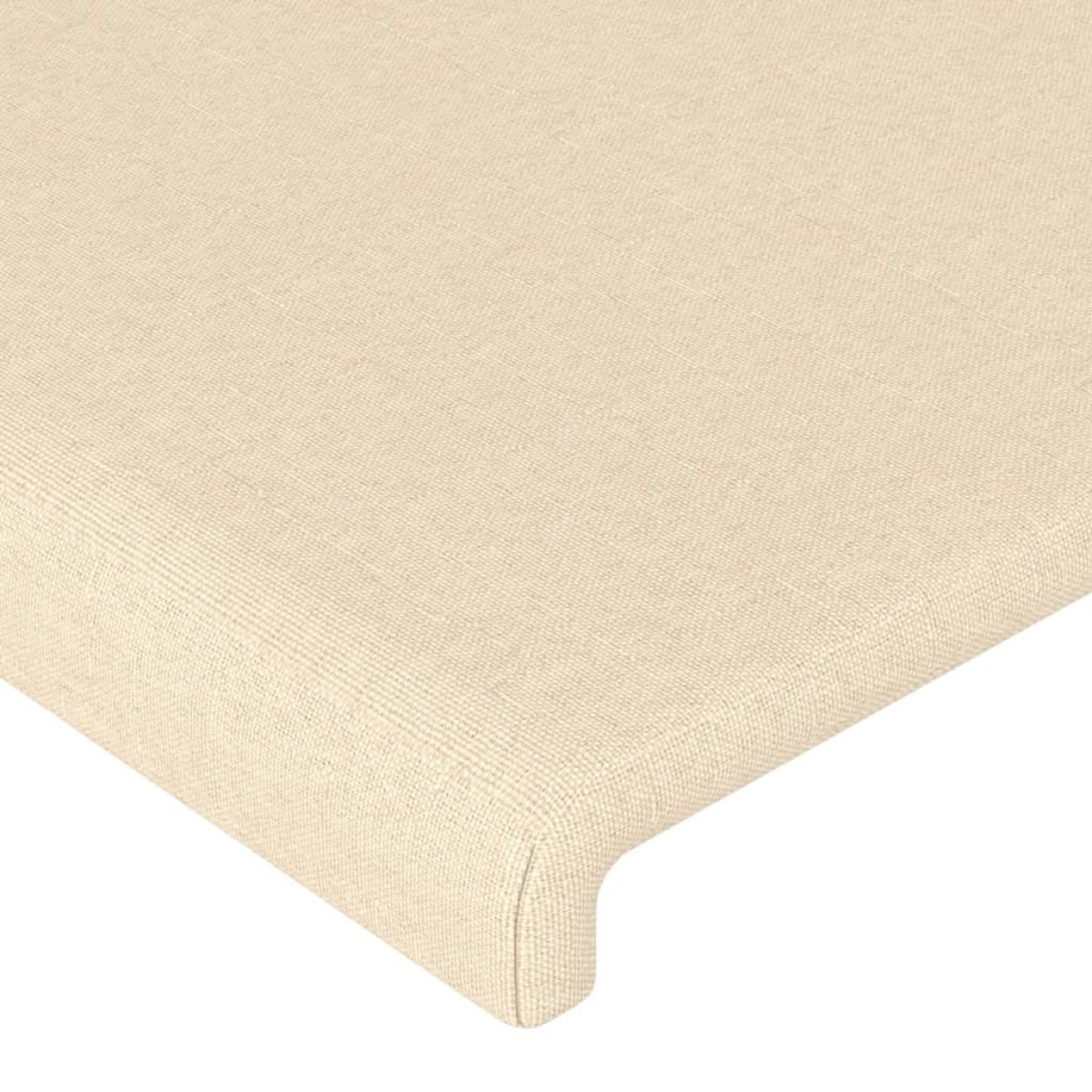 vidaXL Κεφαλάρι με Πτερύγια Κρεμ 103x16x78/88 εκ. Υφασμάτινο