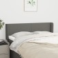 vidaXL Κεφαλάρι με Πτερύγια Σκούρο Γκρι 147x16x78/88 εκ. Υφασμάτινο