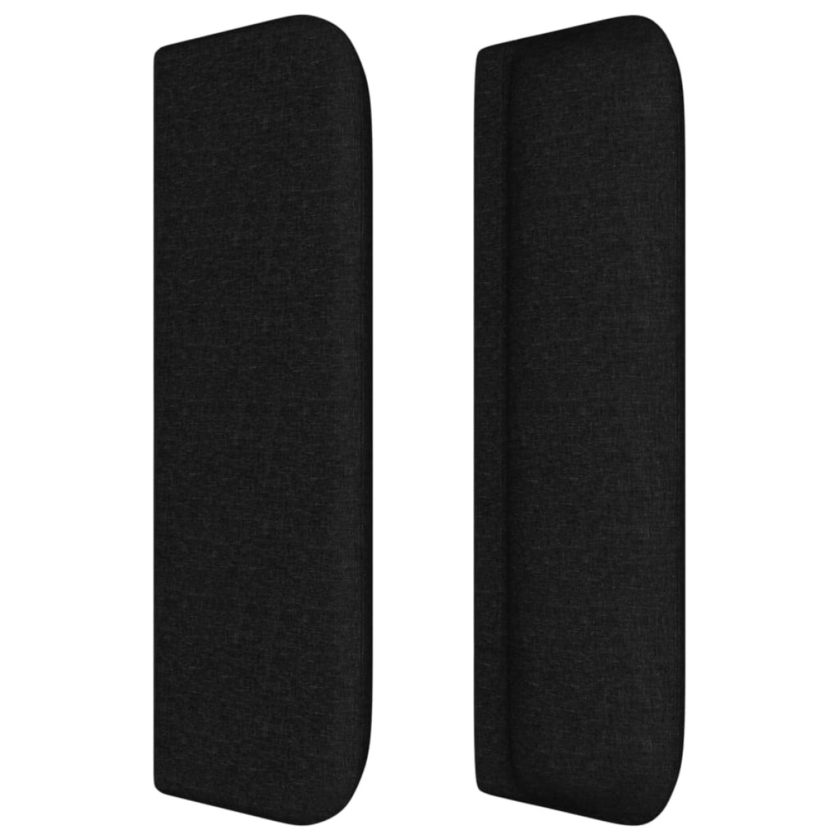 vidaXL Κεφαλάρι με Πτερύγια Μαύρο 147x16x78/88 εκ. Υφασμάτινο