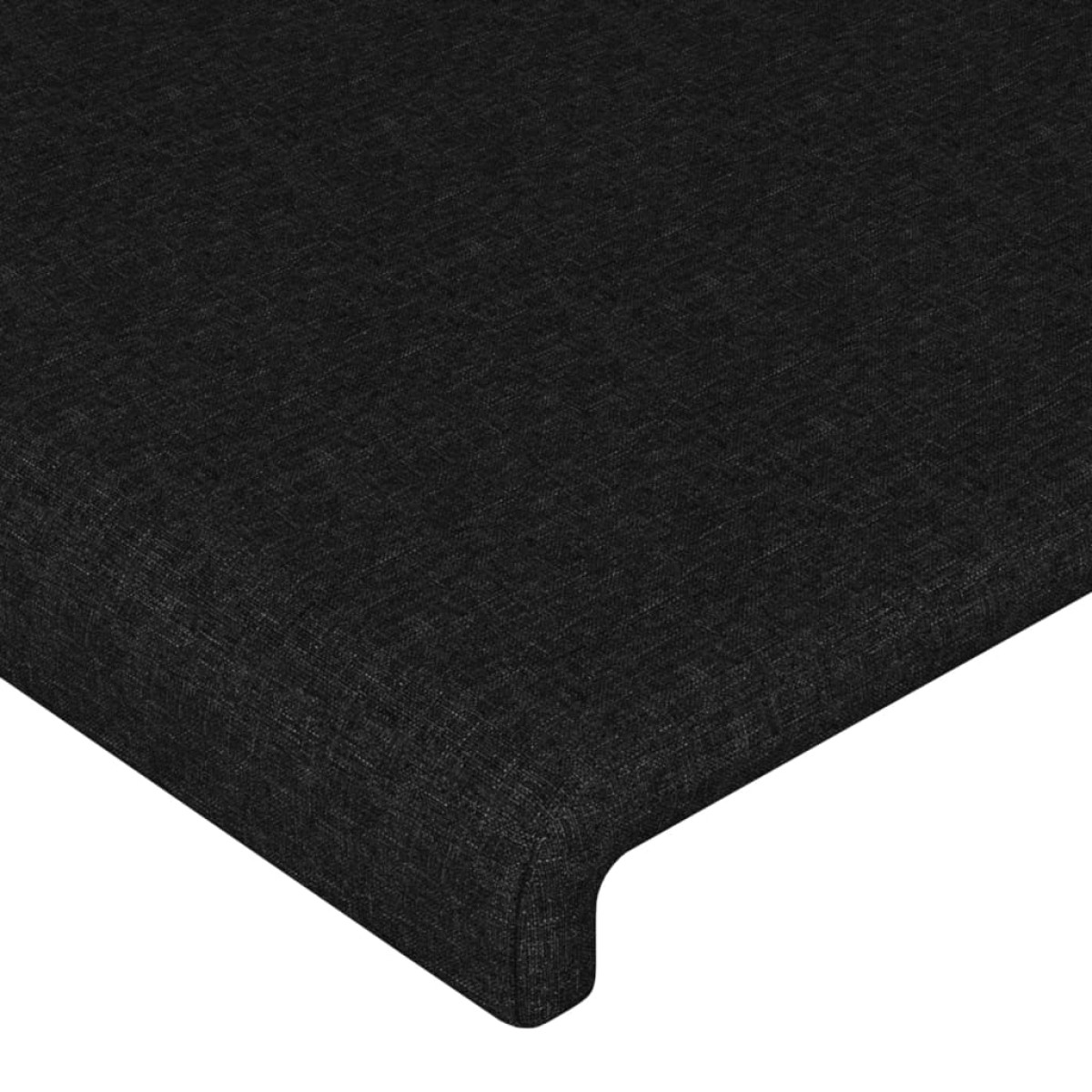 vidaXL Κεφαλάρι με Πτερύγια Μαύρο 147x16x78/88 εκ. Υφασμάτινο