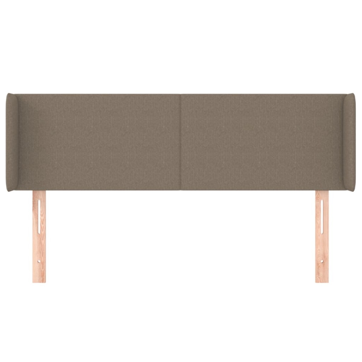 vidaXL Κεφαλάρι με Πτερύγια Taupe 147x16x78/88 εκ. Υφασμάτινο