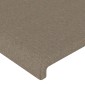 vidaXL Κεφαλάρι με Πτερύγια Taupe 147x16x78/88 εκ. Υφασμάτινο