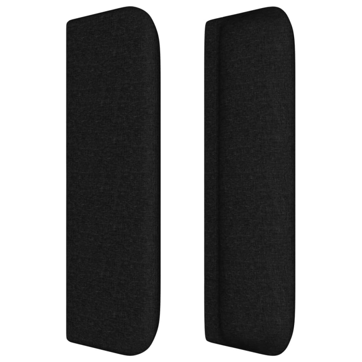 vidaXL Κεφαλάρι με Πτερύγια Μαύρο 163x16x78/88 εκ. Υφασμάτινο