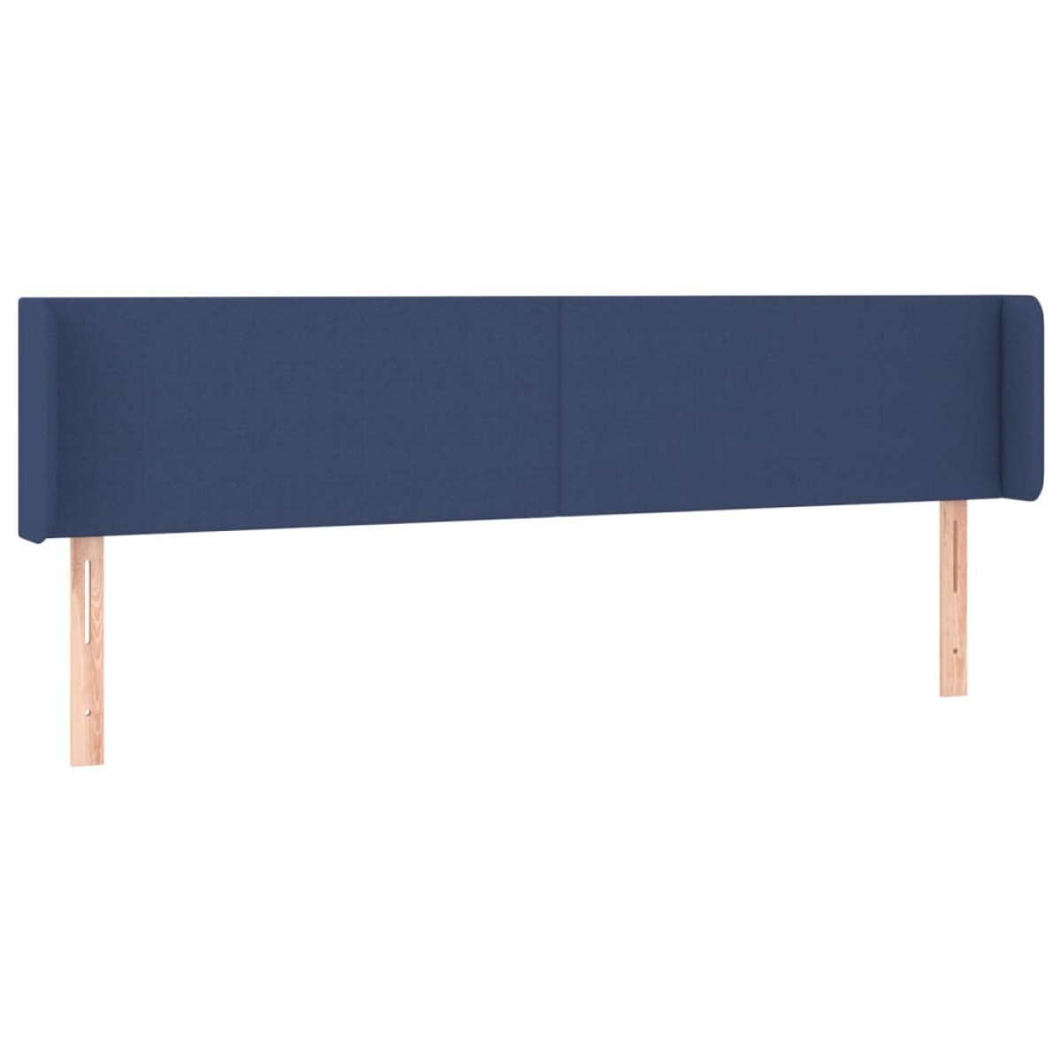 vidaXL Κεφαλάρι με Πτερύγια Μπλε 163x16x78/88 εκ. Υφασμάτινο