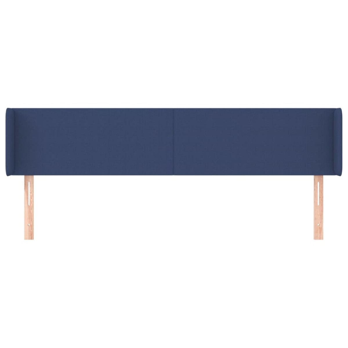 vidaXL Κεφαλάρι με Πτερύγια Μπλε 183x16x78/88 εκ. Υφασμάτινο
