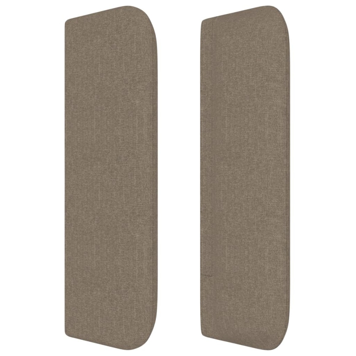 vidaXL Κεφαλάρι με Πτερύγια Taupe 203x16x78/88 εκ. Υφασμάτινο