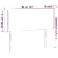 vidaXL Κεφαλάρι με Πτερύγια Σκούρο Πράσινο 83x16x78/88 εκ. Βελούδινο