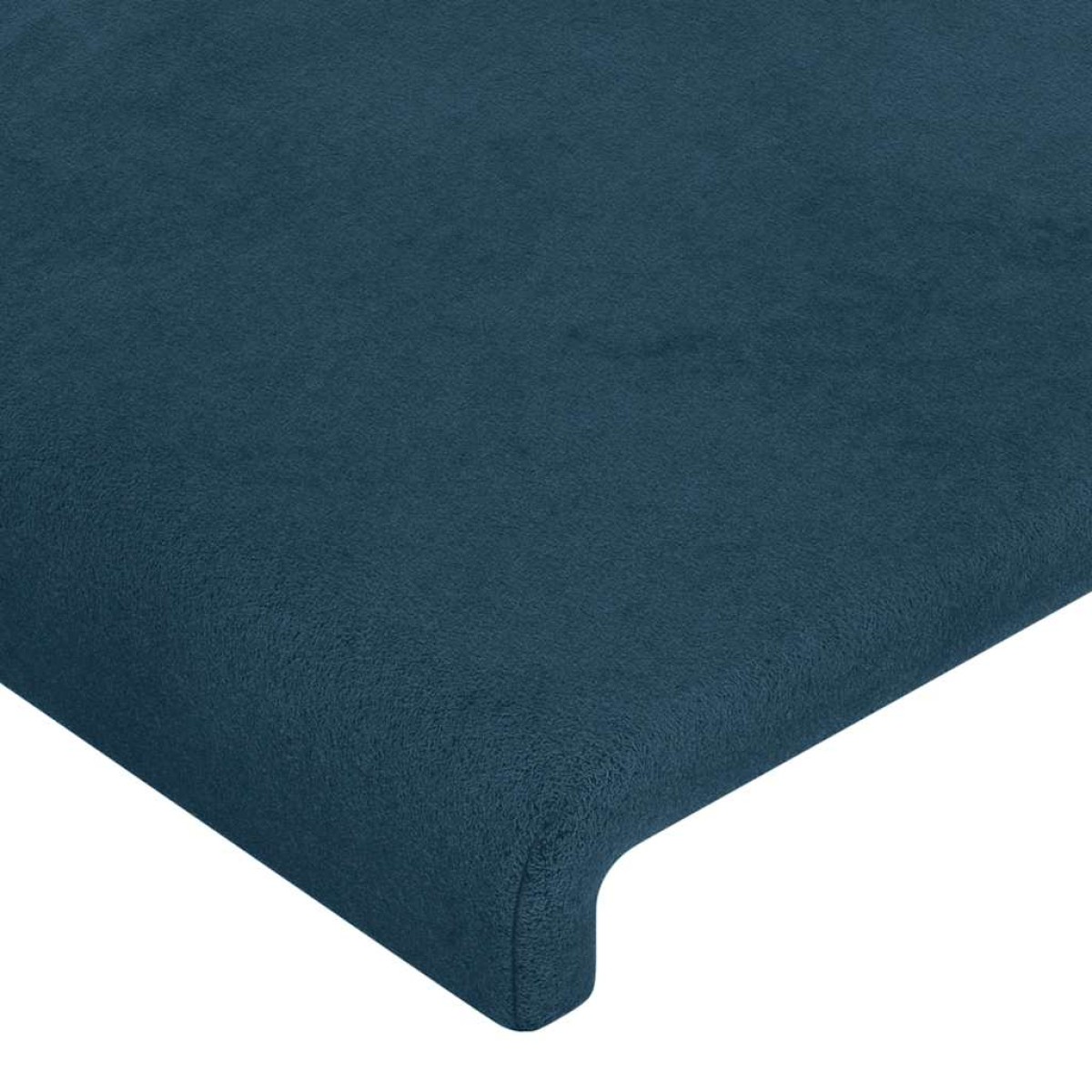 vidaXL Κεφαλάρι με Πτερύγια Σκούρο Μπλε 163x16x78/88 εκ. Βελούδινο