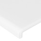 vidaXL Κεφαλάρι με Πτερύγια Λευκό 83x16x78/88 εκ. Συνθετικό Δέρμα
