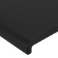vidaXL Κεφαλάρι με Πτερύγια Μαύρο 103x16x78/88 εκ. Συνθετικό Δέρμα