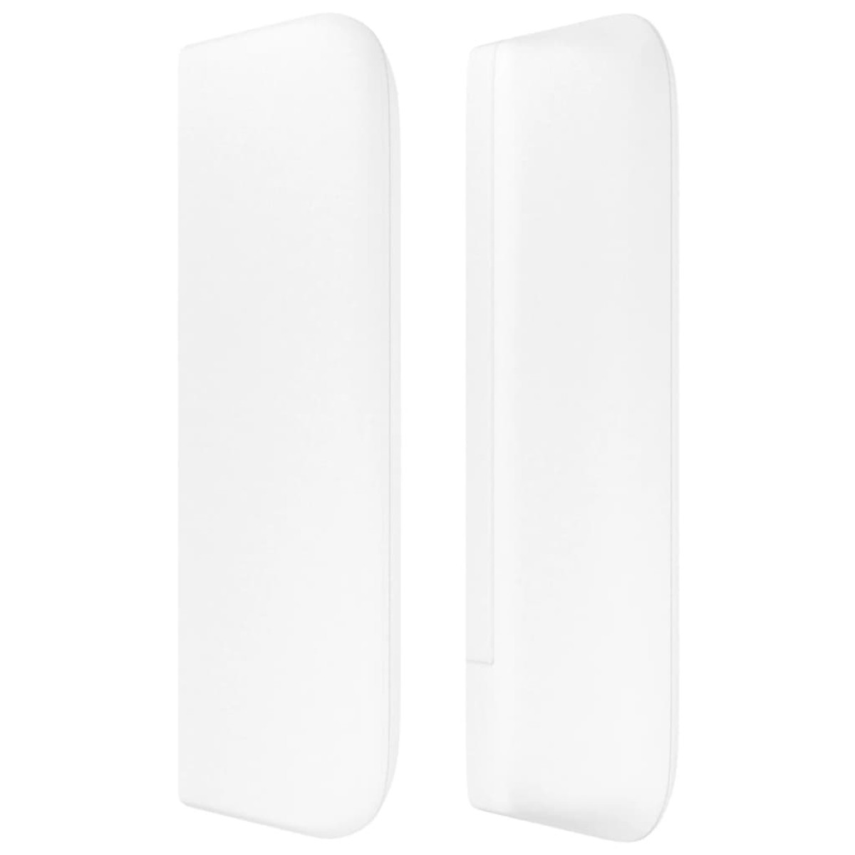 vidaXL Κεφαλάρι με Πτερύγια Λευκό 103x16x78/88 εκ. Συνθετικό Δέρμα