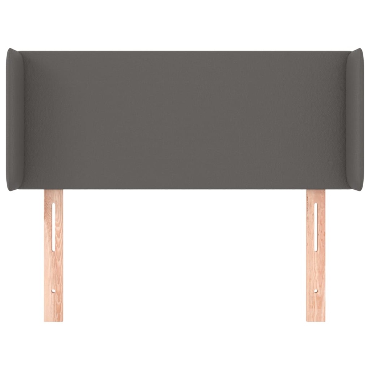 vidaXL Κεφαλάρι με Πτερύγια Γκρι 103x16x78/88 εκ. Συνθετικό Δέρμα