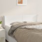 vidaXL Κεφαλάρι με Πτερύγια Λευκό 147x16x78/88 εκ. Συνθετικό Δέρμα