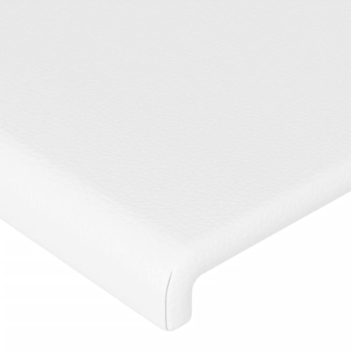 vidaXL Κεφαλάρι με Πτερύγια Λευκό 183x16x78/88 εκ. Συνθετικό Δέρμα