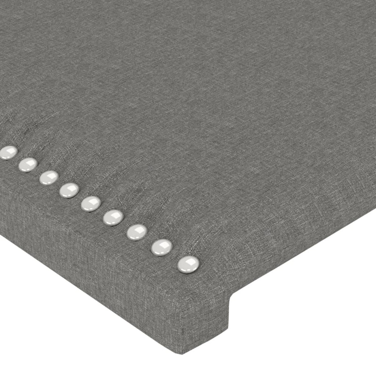 vidaXL Κεφαλάρι με Πτερύγια Σκούρο Γκρι 83x16x78/88 εκ. Υφασμάτινο