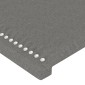 vidaXL Κεφαλάρι με Πτερύγια Σκούρο Γκρι 83x16x78/88 εκ. Υφασμάτινο