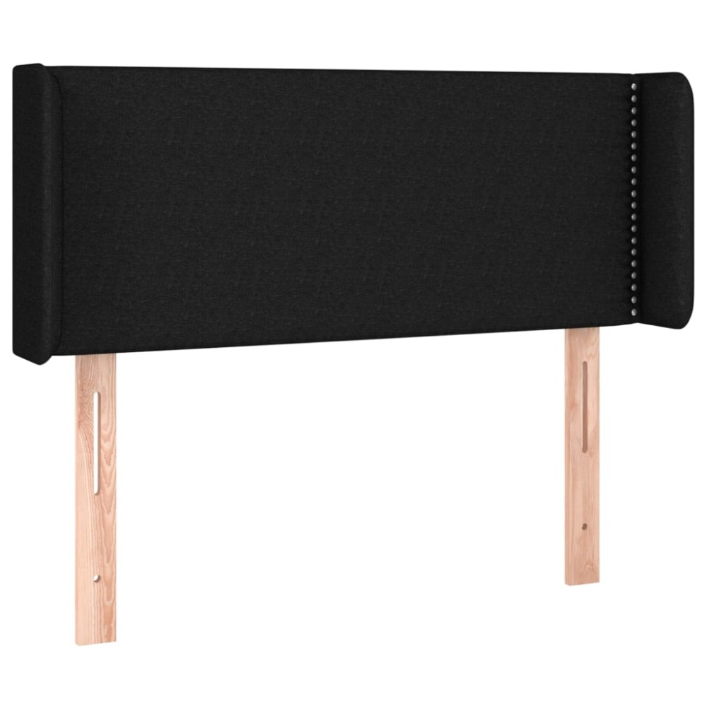vidaXL Κεφαλάρι με Πτερύγια Μαύρο 83x16x78/88 εκ. Υφασμάτινο